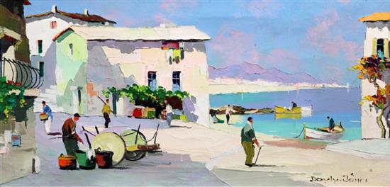 § Cecil Rochfort DOyly John (1906-1993) St Maxime near St Tropez 14 x 28in.
